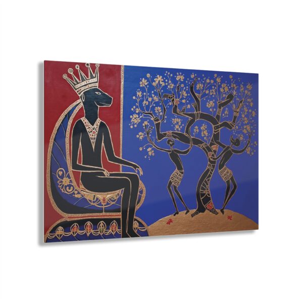 Vibrant Acrylic Prints - Royal African Art for Home Decor - Image 4